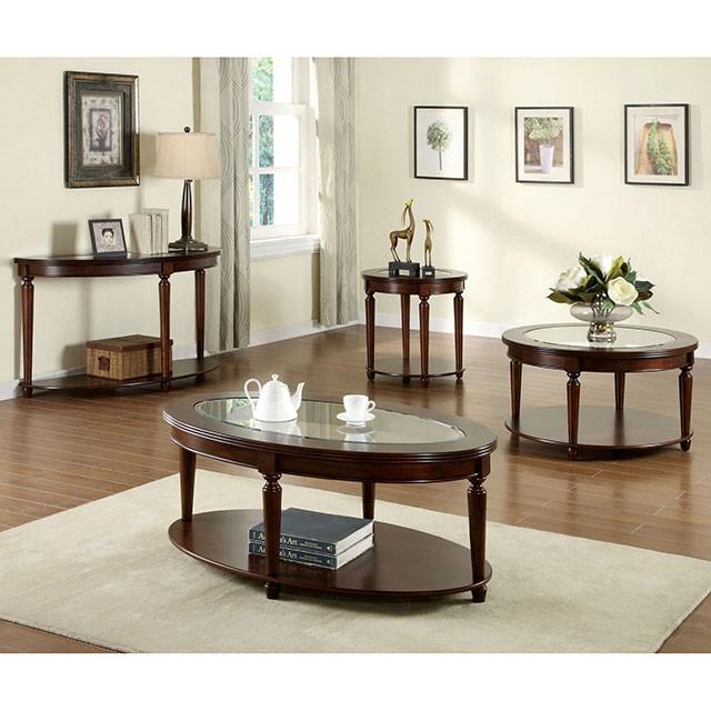 Granvia Dark Cherry Coffee Table - My Sweet Home Furniture (Queens, NY)