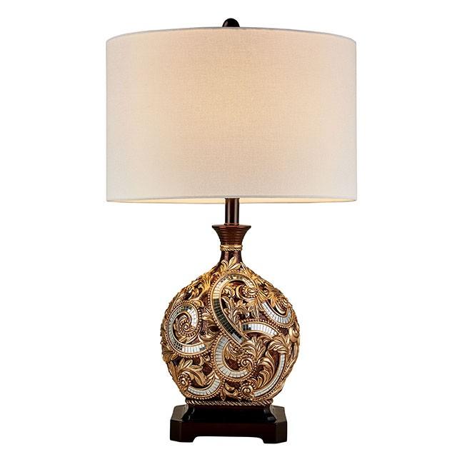 Guadalupe Gold/Brown 29.5"H Golden Brown Table Lamp - My Sweet Home Furniture (Queens, NY)