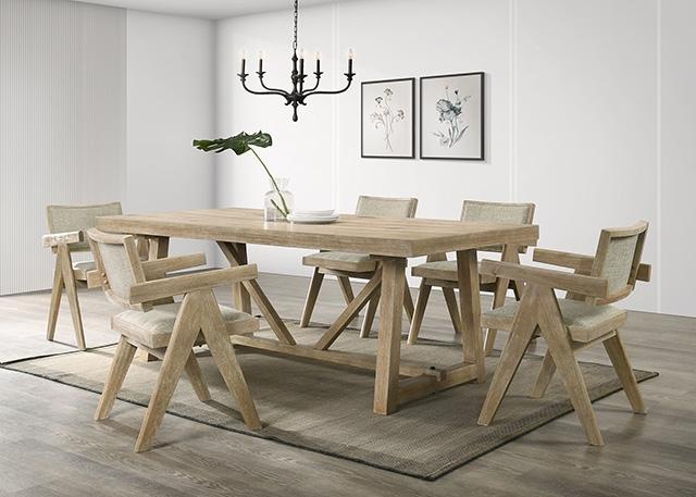 Guisborough 7 Pc Dining Table Set - My Sweet Home Furniture (Queens, NY)