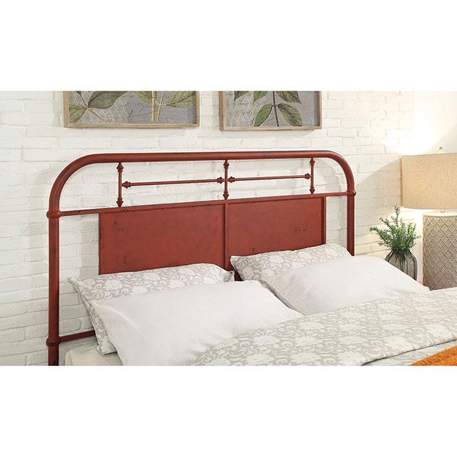 Haldus Cal.King, E.King, & Twin Bed White, Ivory, & Red - My Sweet Home Furniture (Queens, NY)