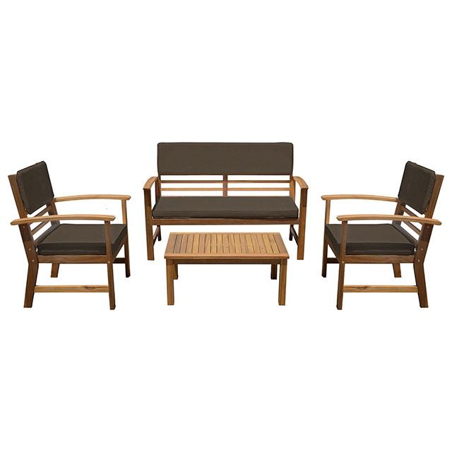 Hana 4 Pc. Patio Set - My Sweet Home Furniture (Queens, NY)