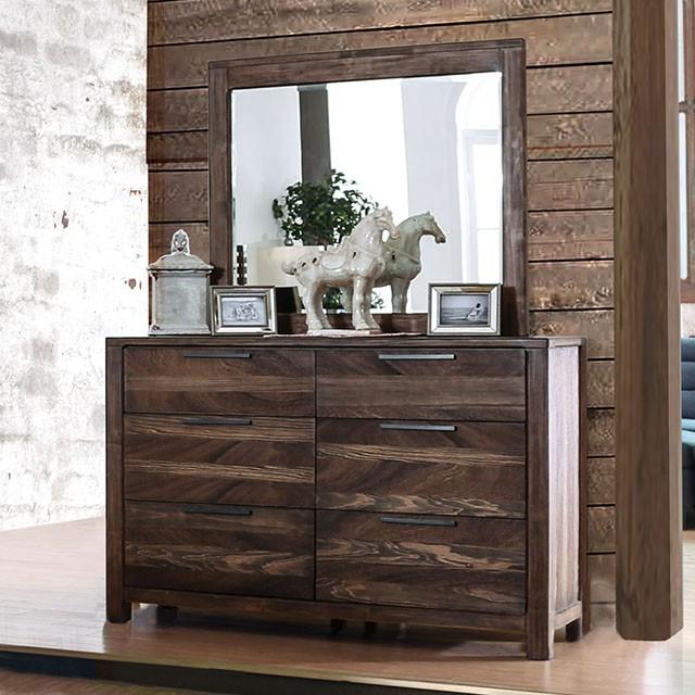 Hankinson Rustic Natural Tone Mirror - My Sweet Home Furniture (Queens, NY)