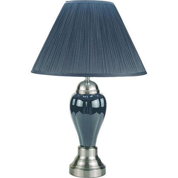 Hanna Gray 27"H Grey Table Lamp - My Sweet Home Furniture (Queens, NY)