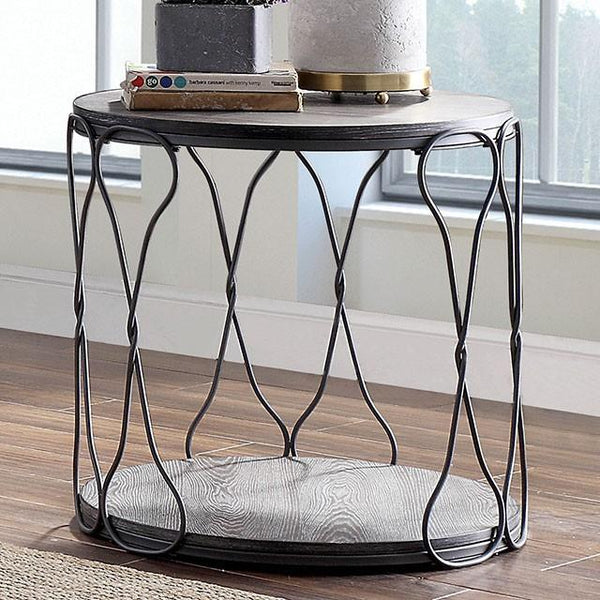 Hawdon Gray End Table - My Sweet Home Furniture (Queens, NY)