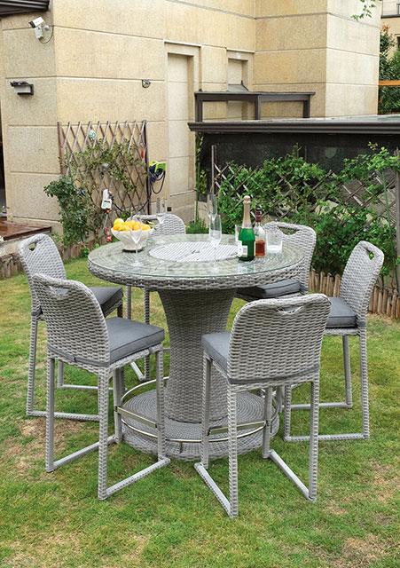 Cyprus Round Bar Table - My Sweet Home Furniture (Queens, NY)