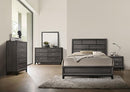 Errico Bed Grey & White