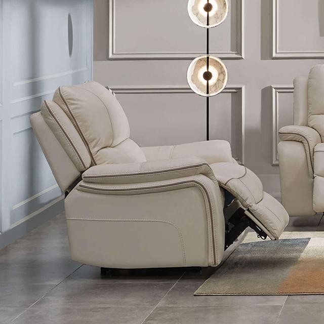 HENRICUS Glider Recliner, Beige - My Sweet Home Furniture (Queens, NY)