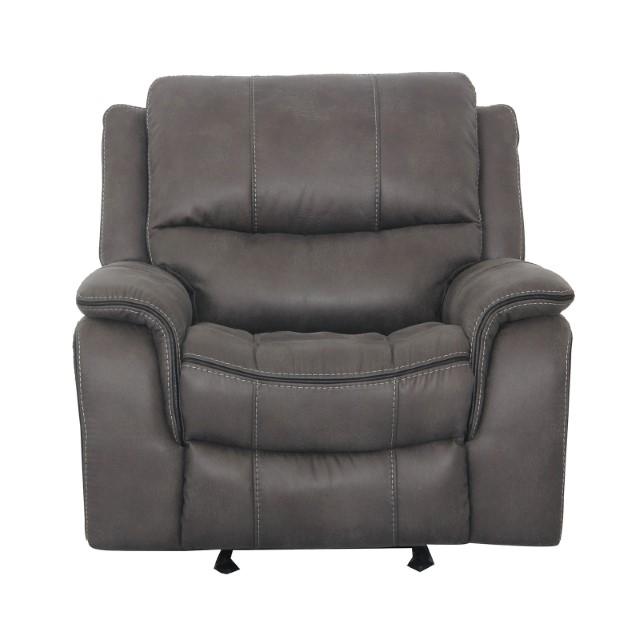 HENRICUS Glider Recliner, Dark Gray - My Sweet Home Furniture (Queens, NY)