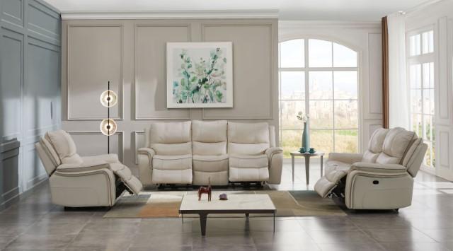 HENRICUS Glider Recliner, Beige - My Sweet Home Furniture (Queens, NY)