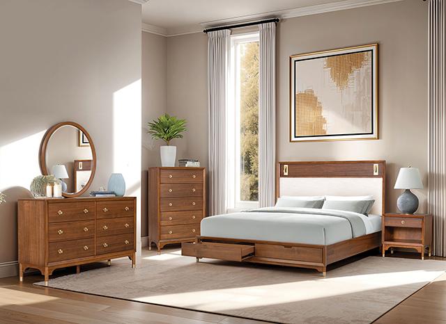 Hepburne E.King & Queen Bed With Storage & Without Storage - My Sweet Home Furniture (Queens, NY)