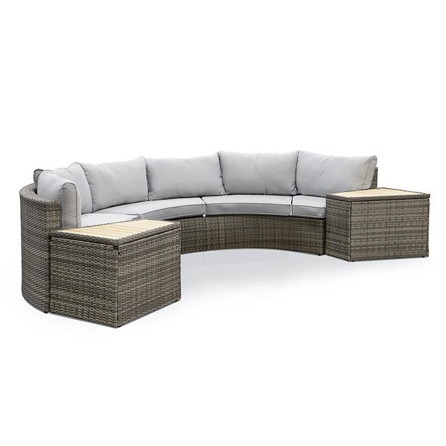 Barbuda 6 Pc. Sectional Sofa w/ 2 End Tables - My Sweet Home Furniture (Queens, NY)
