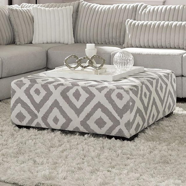 HERMISTON Ottoman, Gray - My Sweet Home Furniture (Queens, NY)