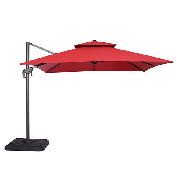 Hero 10 Ft Square Umbrella w/ Double Top + 37" Large Base - My Sweet Home Furniture (Queens, NY)
