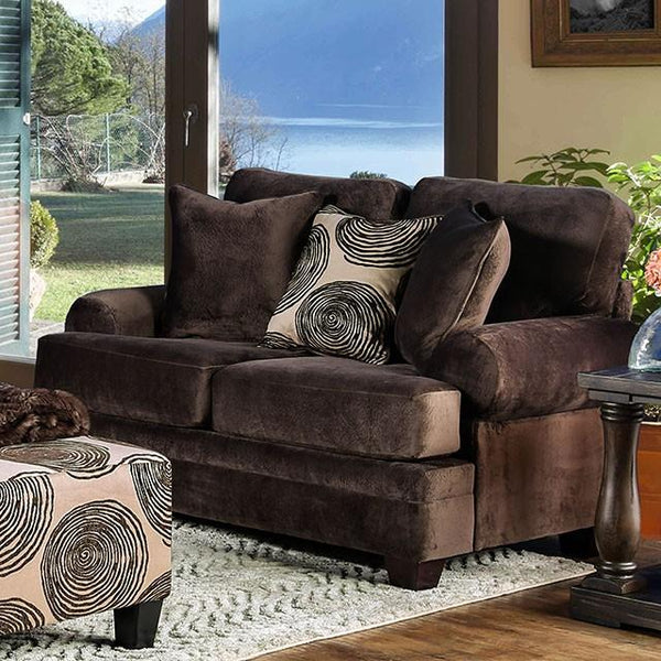 Bonaventura Brown Love Seat - My Sweet Home Furniture (Queens, NY)
