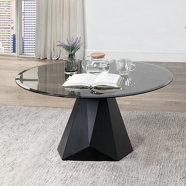 BISHOP Coffee Table, Black/Gray - My Sweet Home Furniture (Queens, NY)