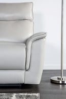 Bienne Recliner Chair White & Black - My Sweet Home Furniture (Queens, NY)