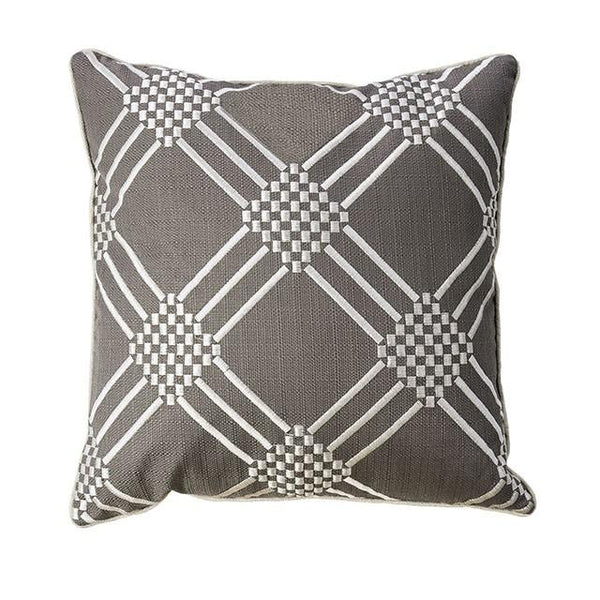 Bess Gun Metal 20" X 20" Pillow, Gunmetal (2/CTN) - My Sweet Home Furniture (Queens, NY)