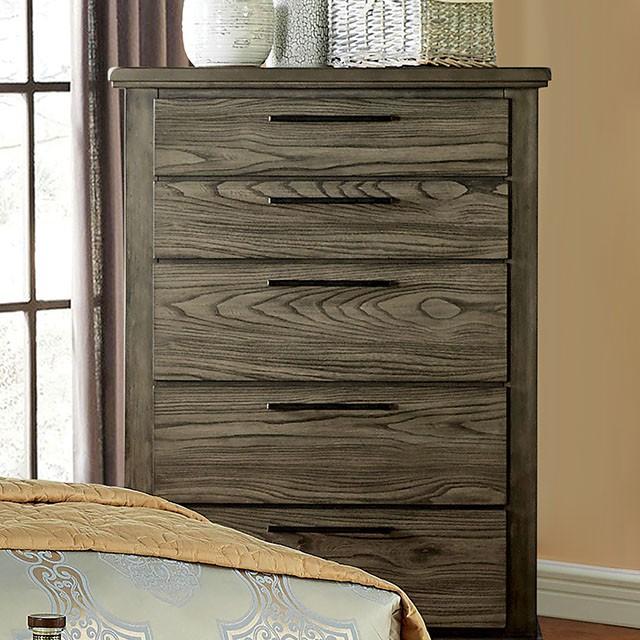 Berenice Chest Gray, White, & Espresso - My Sweet Home Furniture (Queens, NY)