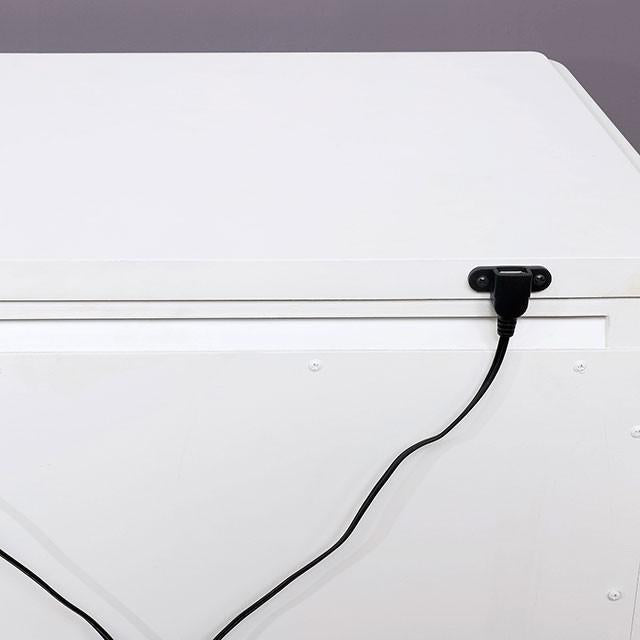 BELVA Night Stand w/ USB Outlet - My Sweet Home Furniture (Queens, NY)