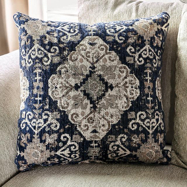 BELSIZE Sofa, Beige/Navy - My Sweet Home Furniture (Queens, NY)
