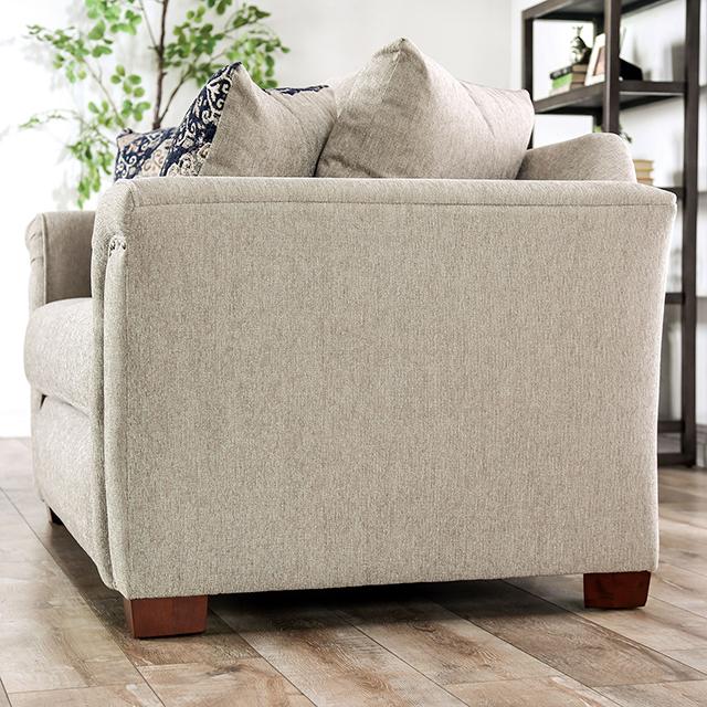 BELSIZE Sofa, Beige/Navy - My Sweet Home Furniture (Queens, NY)