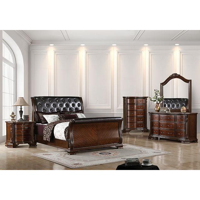 Bellefonte Brown Cherry Mirror - My Sweet Home Furniture (Queens, NY)