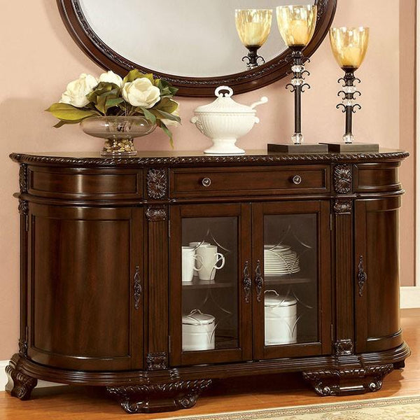 Bellagio Brown Cherry Server - My Sweet Home Furniture (Queens, NY)