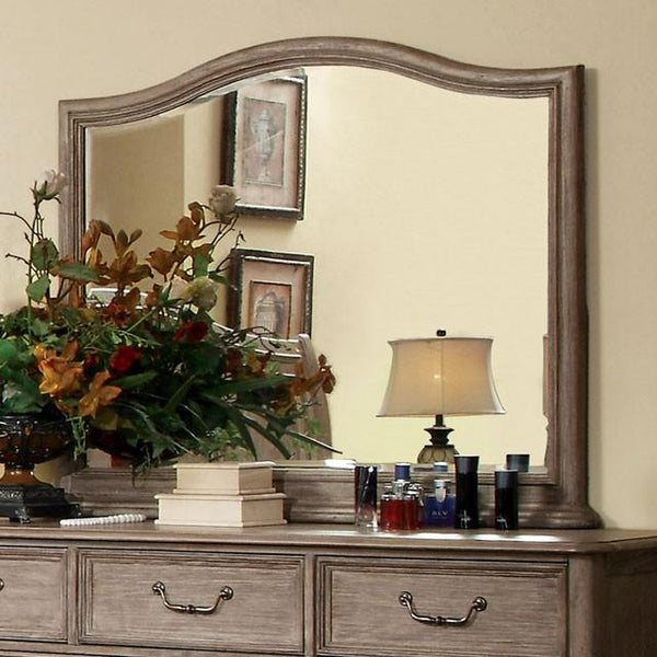 BELGRADE I Rustic Natural Tone Mirror - My Sweet Home Furniture (Queens, NY)