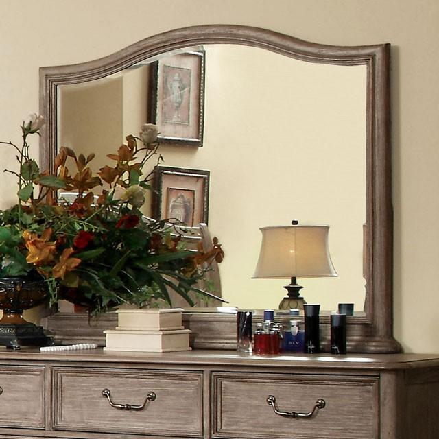 BELGRADE I Rustic Natural Tone Mirror - My Sweet Home Furniture (Queens, NY)