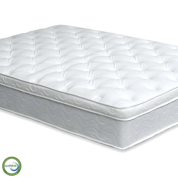 Bird Of Paradise White 11" Euro Pillow Top Mattress, Queen image