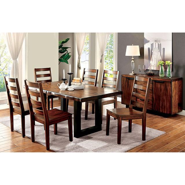 MADDISON Tobacco Oak/Black Bench - My Sweet Home Furniture (Queens, NY)
