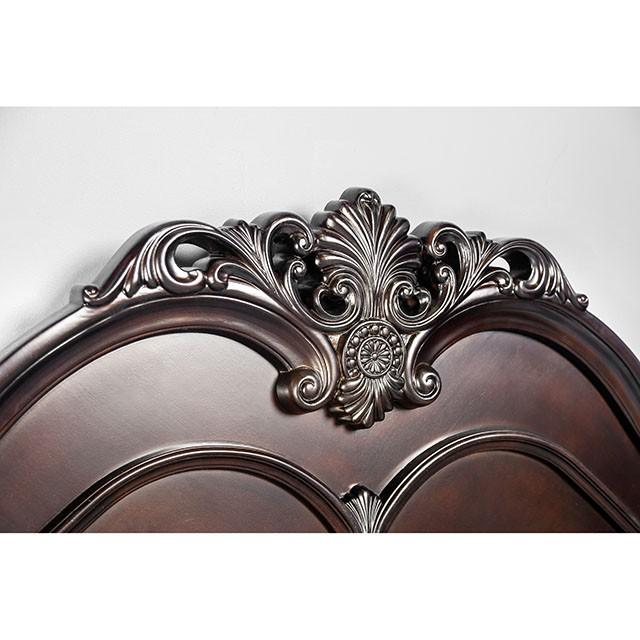 Mandura Cherry Queen Bed - My Sweet Home Furniture (Queens, NY)