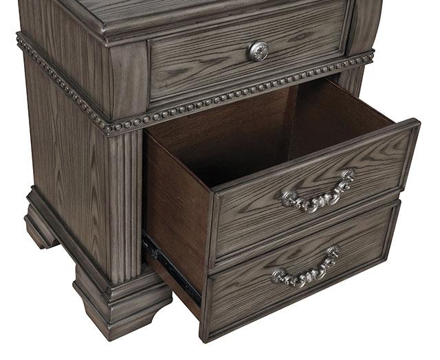 PAMPHILOS Queen Bed, Gray - My Sweet Home Furniture (Queens, NY)