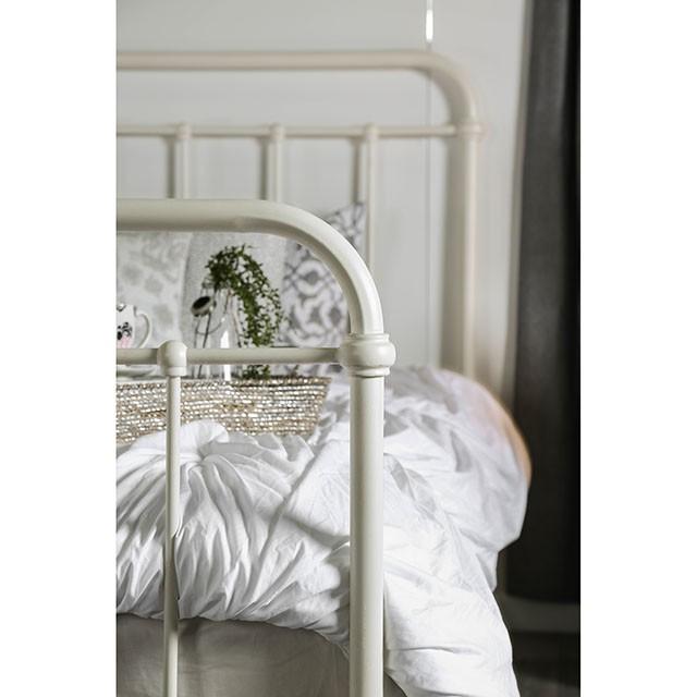 IRIA Vintage White Full Bed - My Sweet Home Furniture (Queens, NY)