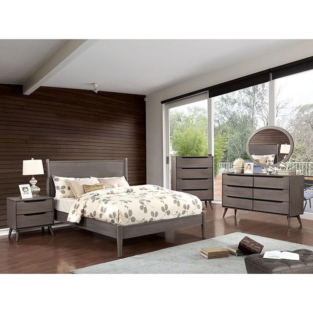 Lennart Gray Rectangular Mirror - My Sweet Home Furniture (Queens, NY)