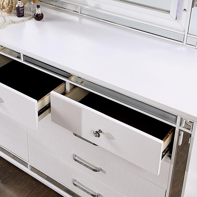 BRACHIUM Dresser, White - My Sweet Home Furniture (Queens, NY)