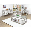 RYLEE Chrome Coffee Table, Chrome - My Sweet Home Furniture (Queens, NY)