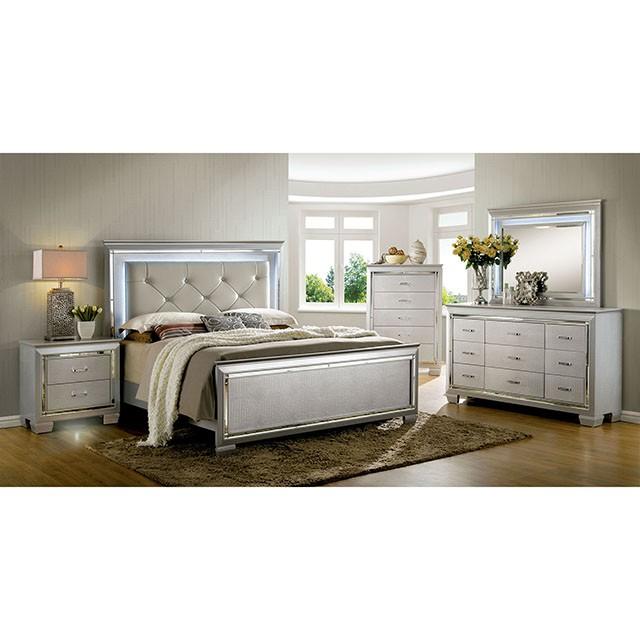 BELLANOVA Silver Queen Bed - My Sweet Home Furniture (Queens, NY)