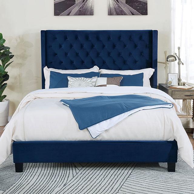Ryleigh Bed Black, Grey, & Navy - My Sweet Home Furniture (Queens, NY)