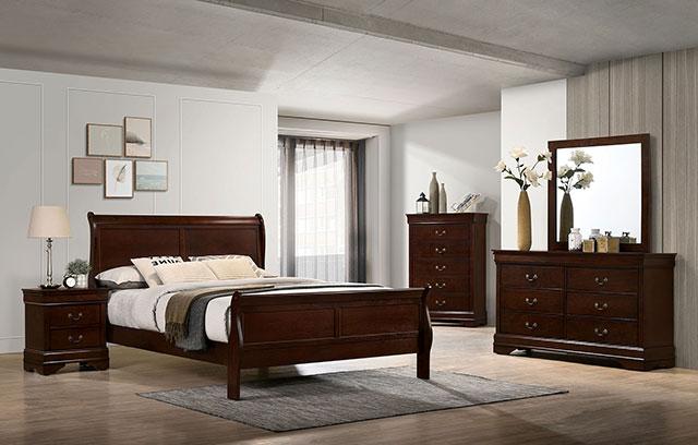 Louis Philippe Nightstand - My Sweet Home Furniture (Queens, NY)