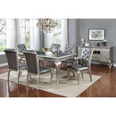 Amina Champagne Dining Table