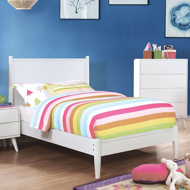 LENNART II White Full Bed - My Sweet Home Furniture (Queens, NY)