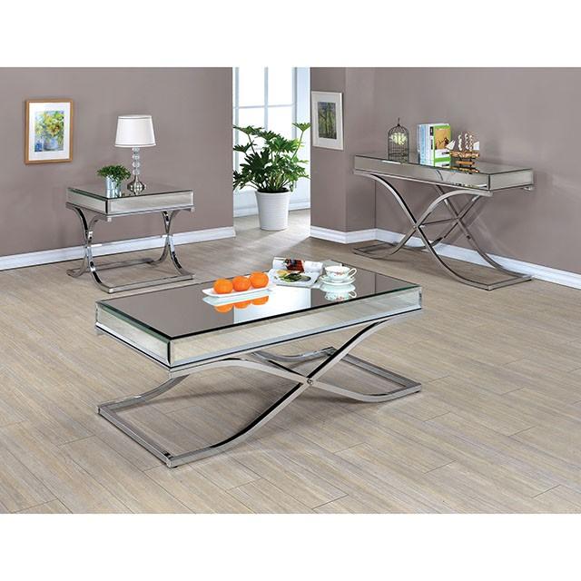 SUNDANCE Chrome End Table, Chrome - My Sweet Home Furniture (Queens, NY)