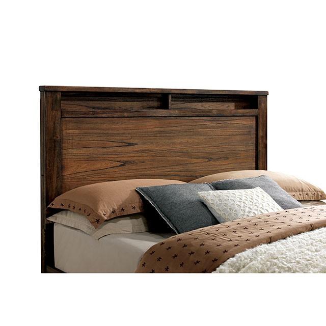 ELKTON Oak QUEEN BED - My Sweet Home Furniture (Queens, NY)