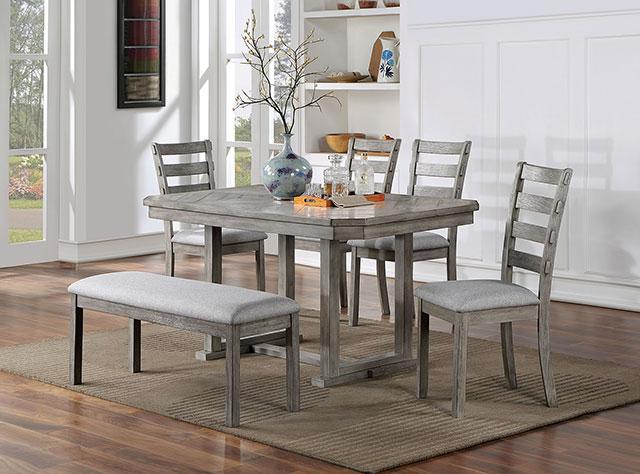 LAQUILA Side Chair (2/CTN), Gray - My Sweet Home Furniture (Queens, NY)