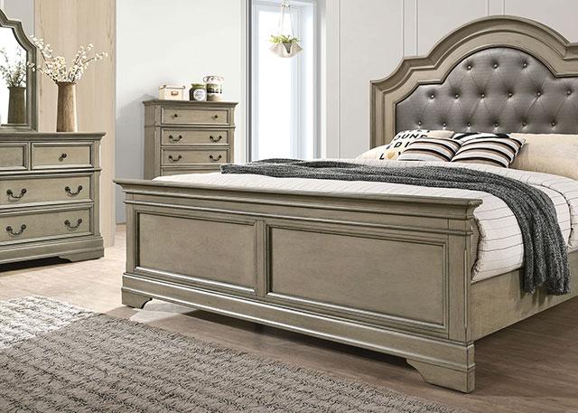 LASTHENIA E.King Bed - My Sweet Home Furniture (Queens, NY)
