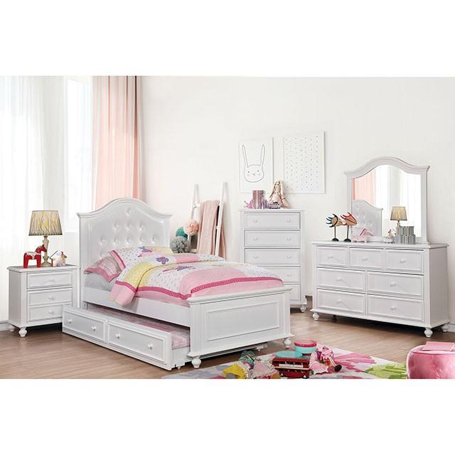 OLIVIA White Full & Twin Bed - My Sweet Home Furniture (Queens, NY)