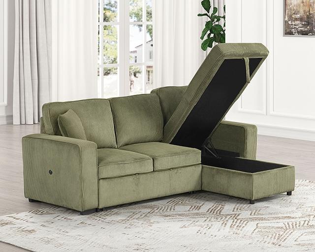 Yves Sectional Green - My Sweet Home Furniture (Queens, NY)