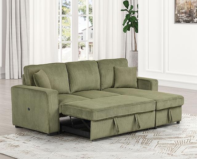 Yves Sectional Green - My Sweet Home Furniture (Queens, NY)