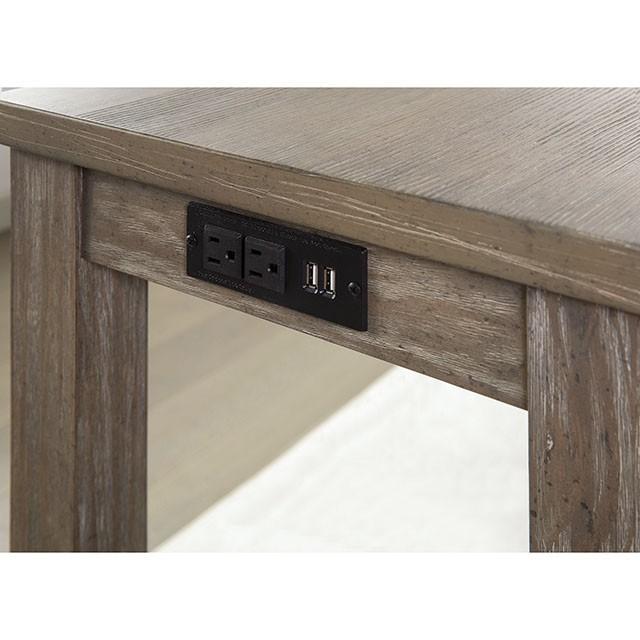 Caerleon 3 & 4 Piece Counter Ht. Set Gray & Blue - My Sweet Home Furniture (Queens, NY)